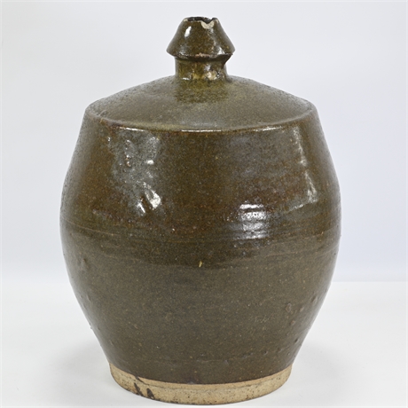 Salt Glazed Stoneware Vessel