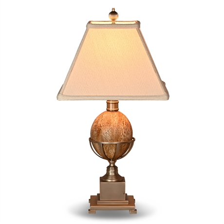 24" Contemporary Orb Table Lamp