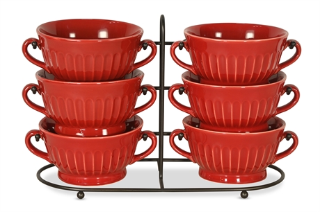 Soup Bowls with Stand