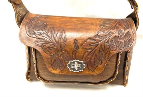 Hand Stitched Artisan Leather Purse
