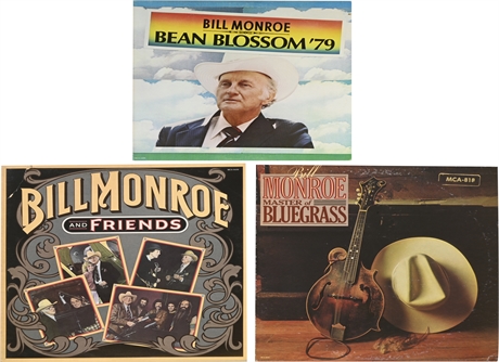 Bill Monroe 3 Album Set (Early 1980's)