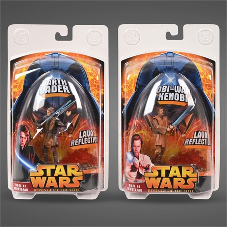 Star Wars: Revenge Of The Sith - Duel at Mustafar Action Figures