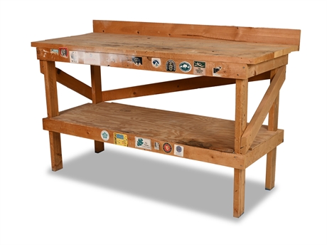Classic Solid Wood Workbench