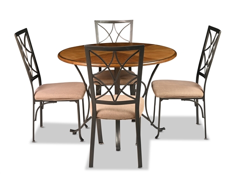 Round Dinette with 4 Chairs