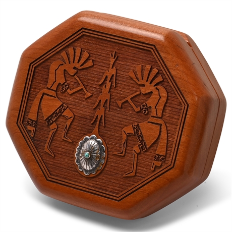 Kachina Themed Jewelry Box