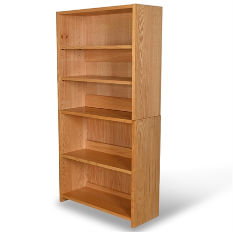 Solid Oak Bookcase