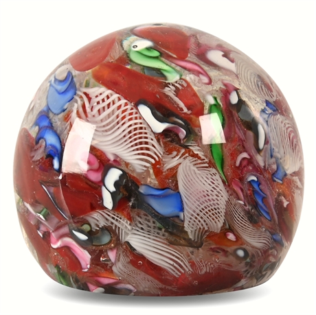Colorful Muranese Glass Paperweight
