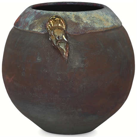 Ann Testa Raku Vase