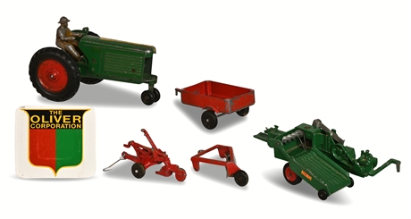 Vintage Oliver Tractor Toys