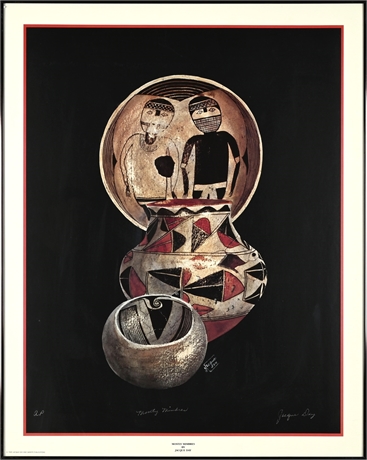 Jacque Day 'Mostly Mimbres' Lithograph