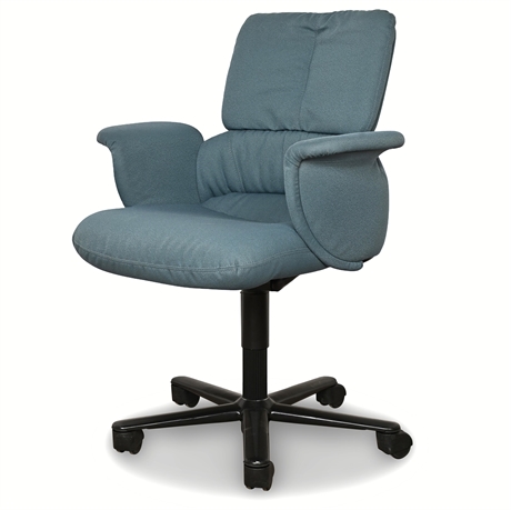 Herman Miller Geoff Hollington Swivel Chair – Adjustable Height, Maker-Marked