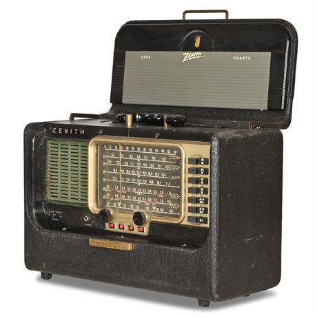 Vintage Zenith Shortwave Magnet Tube Radio