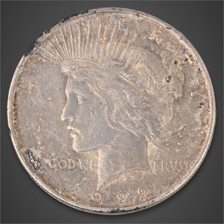 1922 Peace Silver Dollar – Philadelphia Mint – .900 Silver