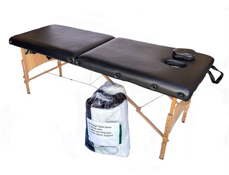 Massage Table and Accessories