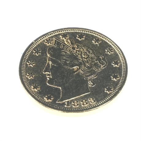 1883 No Cents Nickel