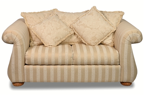 Upholstered Two-Cushion Loveseat by American Furniture