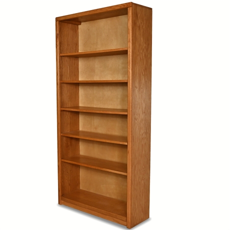 6' Oak Bookcase