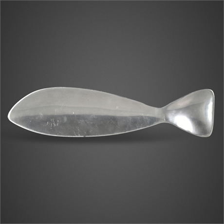 Nambé Mills No. 553 Cast Alloy Fish-Form Serving Dish, 1960s