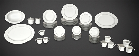 Style House “Brocade” Fine China 68-Piece Set – Service for 8 Plus