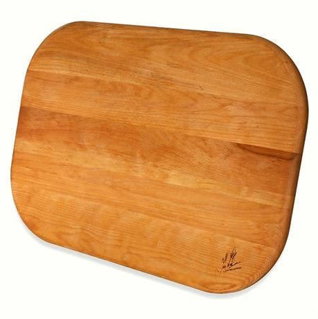 John McLeod Angus Carving Board – Signed Solid Wood, Double Sided