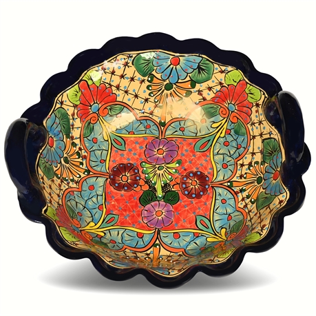 19" Talavera Double Handle Bowl