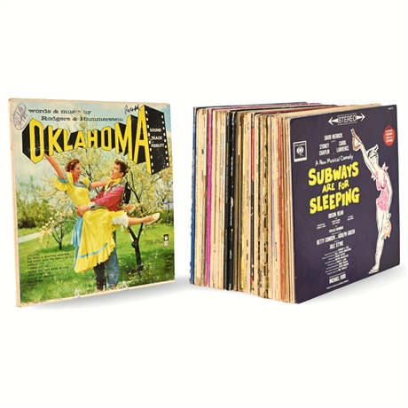 Broadway and Musical Soundtrack Vinyl Record Collection