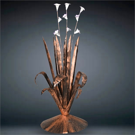 53" Metal Yucca Yard Sculpture