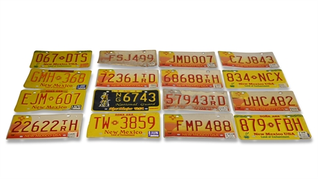 New Mexico License Plates