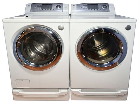LG Front Load Washing Machine and Electric Dryer