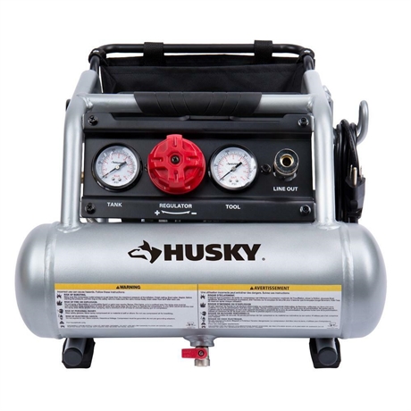 Husky 1 Gal Silent Air Compressor