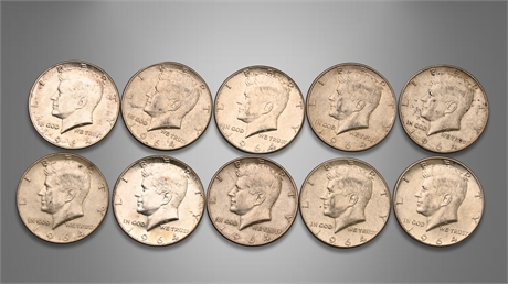 1964 Kennedy Silver Half Dollars