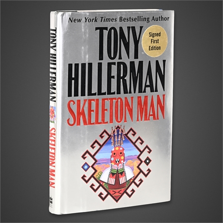 Tony Hillerman Skeleton Man — Signed First Edition HC 2004