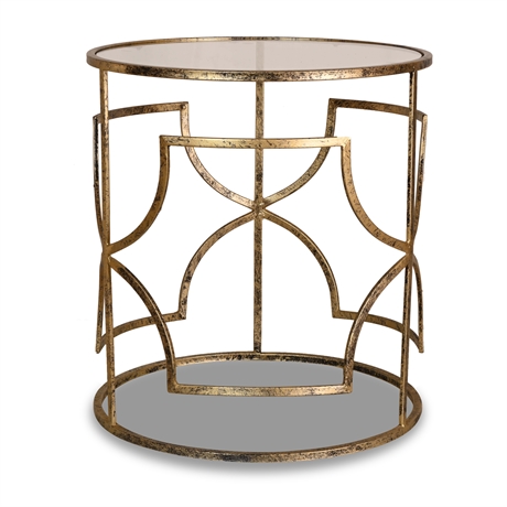 Contemporary Geometric Side Table