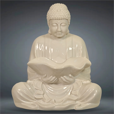 20" Sitting Buddha Sculpture