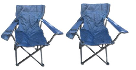 Pair of Folding Camping/Sports Chairs