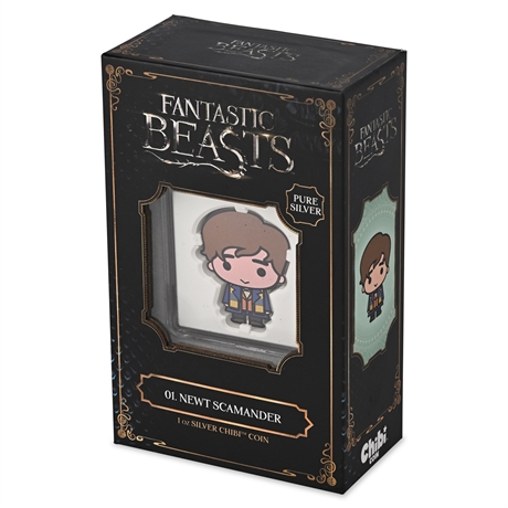 2021 Niue Fantastic Beasts NEWT SCAMANDER Chibi 1 oz .999 Silver Proof Coin