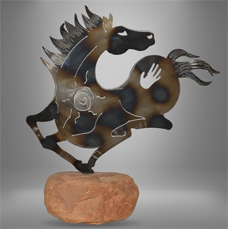 Iron Horse Sculpture
