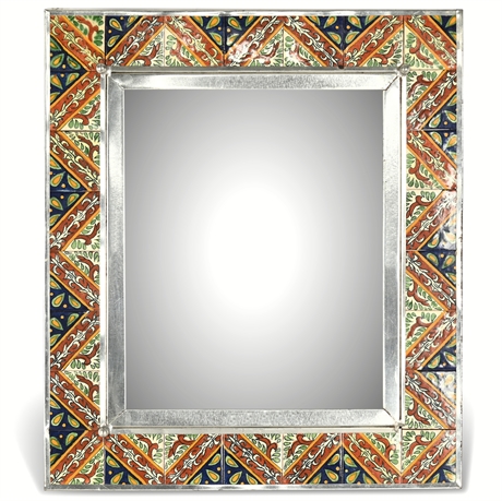 16" Talavera Tile Mirror