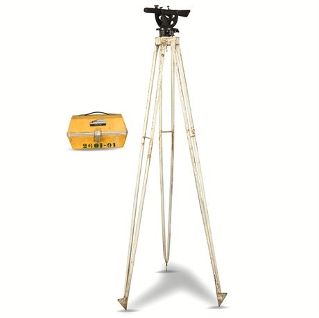 Berger Instruments® Model 143B Surveyor's Level with Steel Tripod