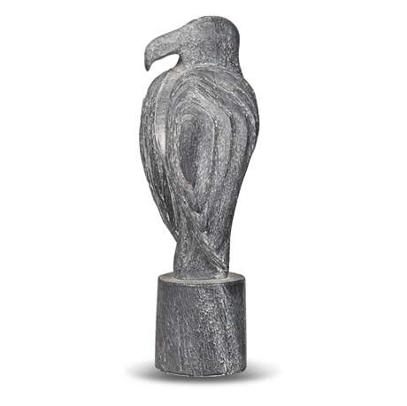 Robert Ewing Carved Falcon Sculpture