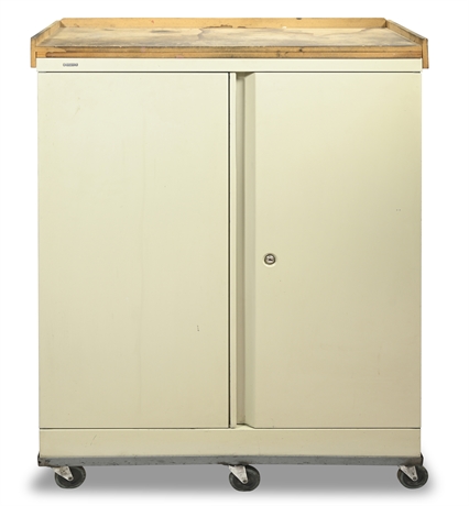 Hon Locking Cabinet on Casters