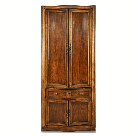 Unique Furniture Makers Tall Cabinet Bar with Mirrored Interior, Winston-Salem