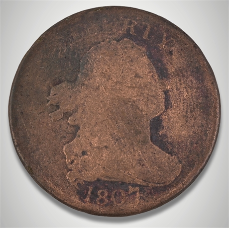 1807 Draped Bust Large Cent – United States – Copper