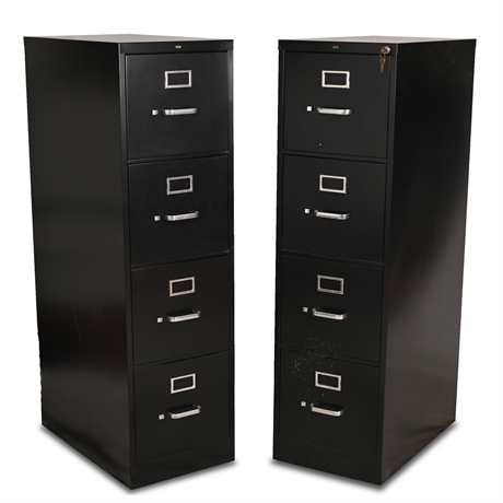 Pair File Cabinets