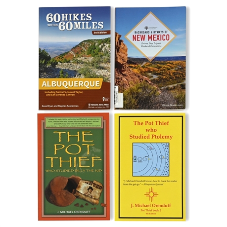 New Mexico Travel Guides & "The Pot Thief" Mystery Book Set