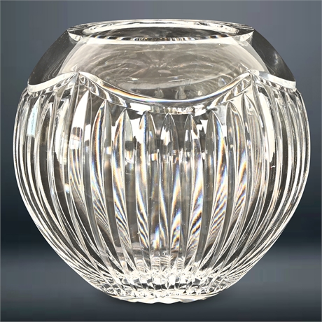 Tiffany & Co "Royal Brierley" Crystal Rose Bowl