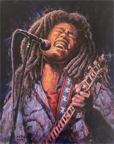 Bob Marley Oil Painting