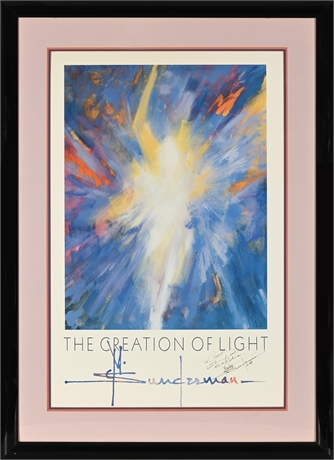 Marilyn Sunderman 'The Creation of Light' Signed Poster