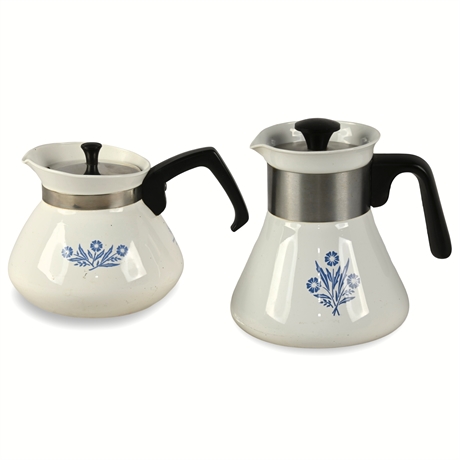 Corningware® Vintage Blue Cornflower 6-Cup Kettles