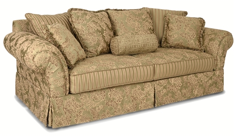Elegant Roll Arm Sofa